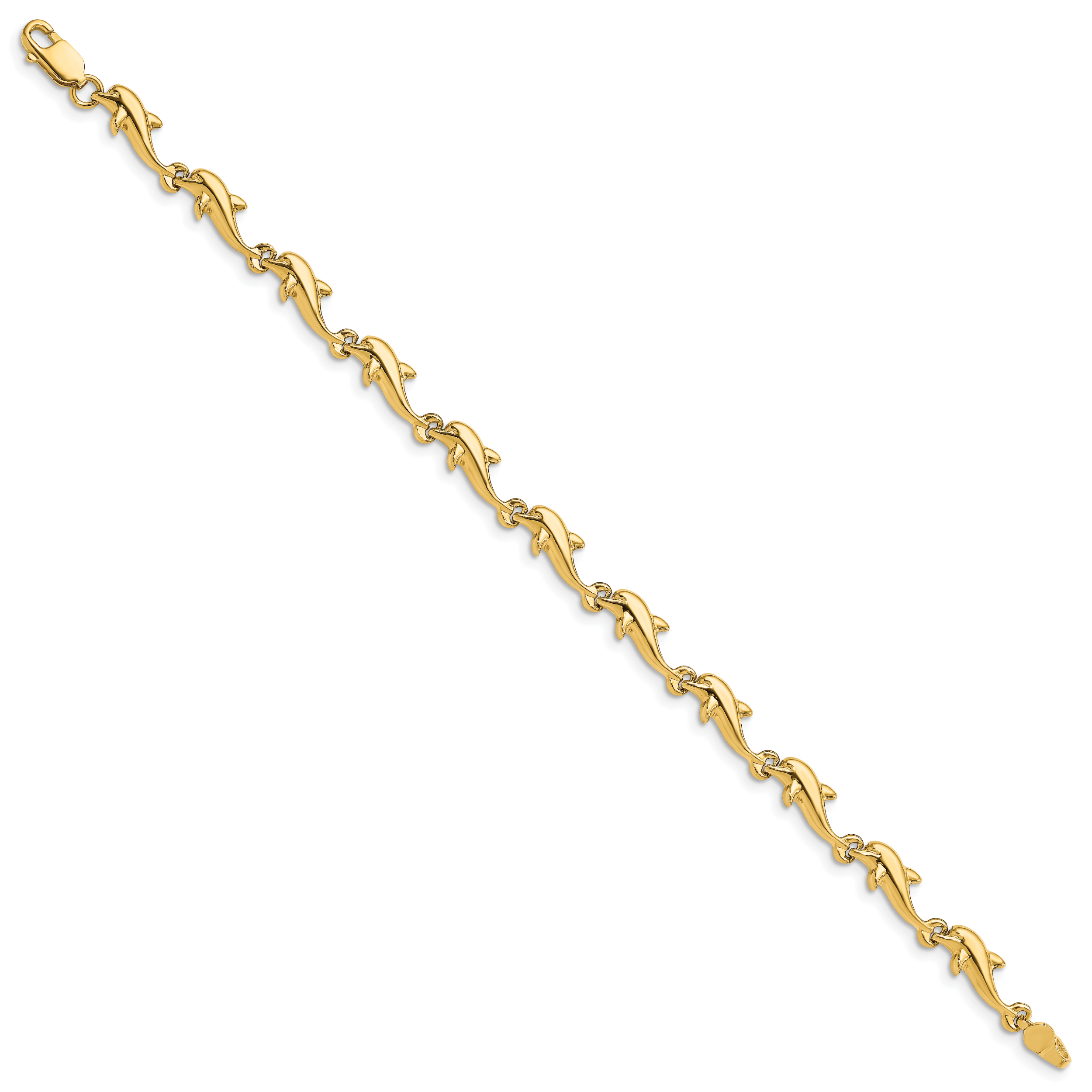 14k Dolphin Bracelet Secondary image