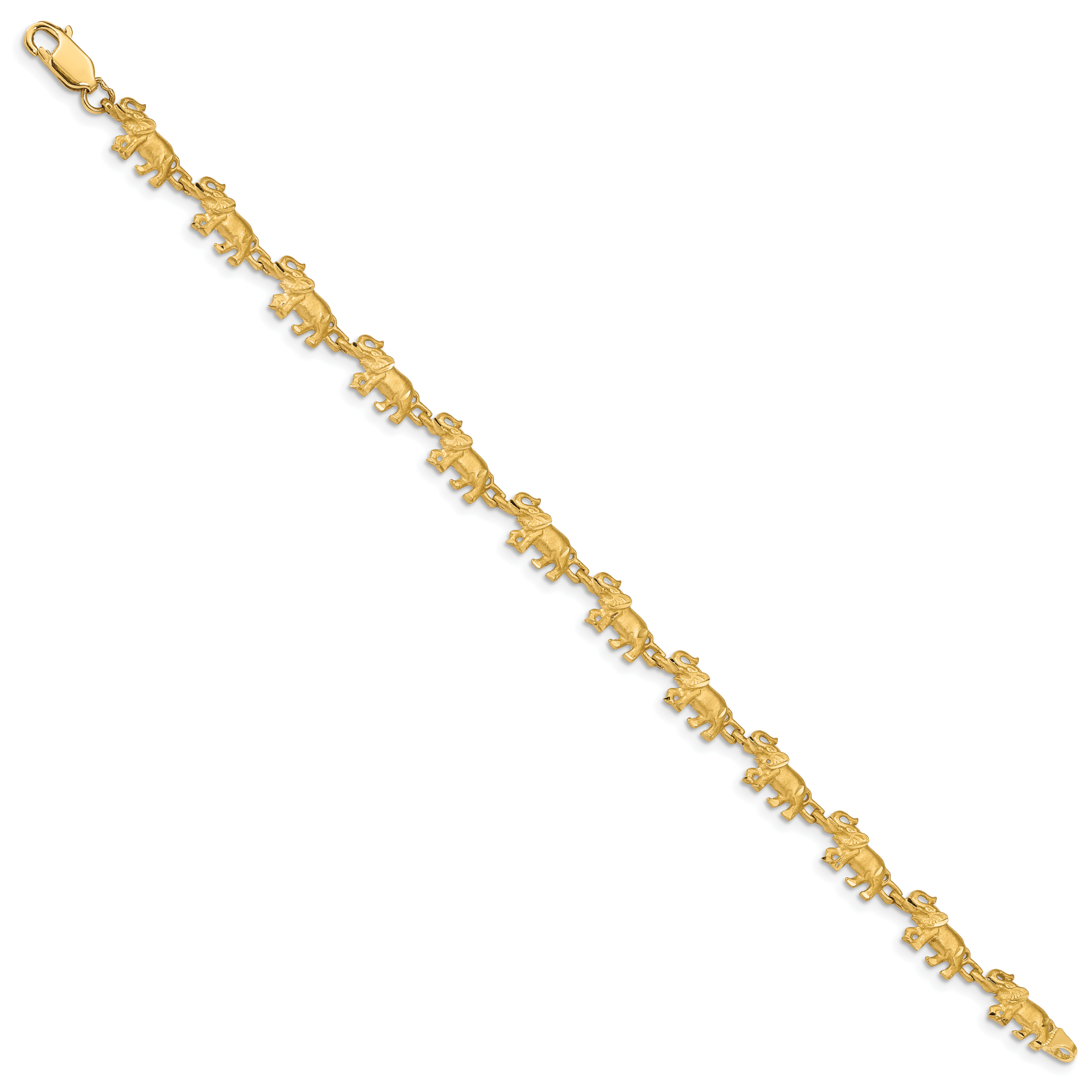 14K Elephant Bracelet Secondary image