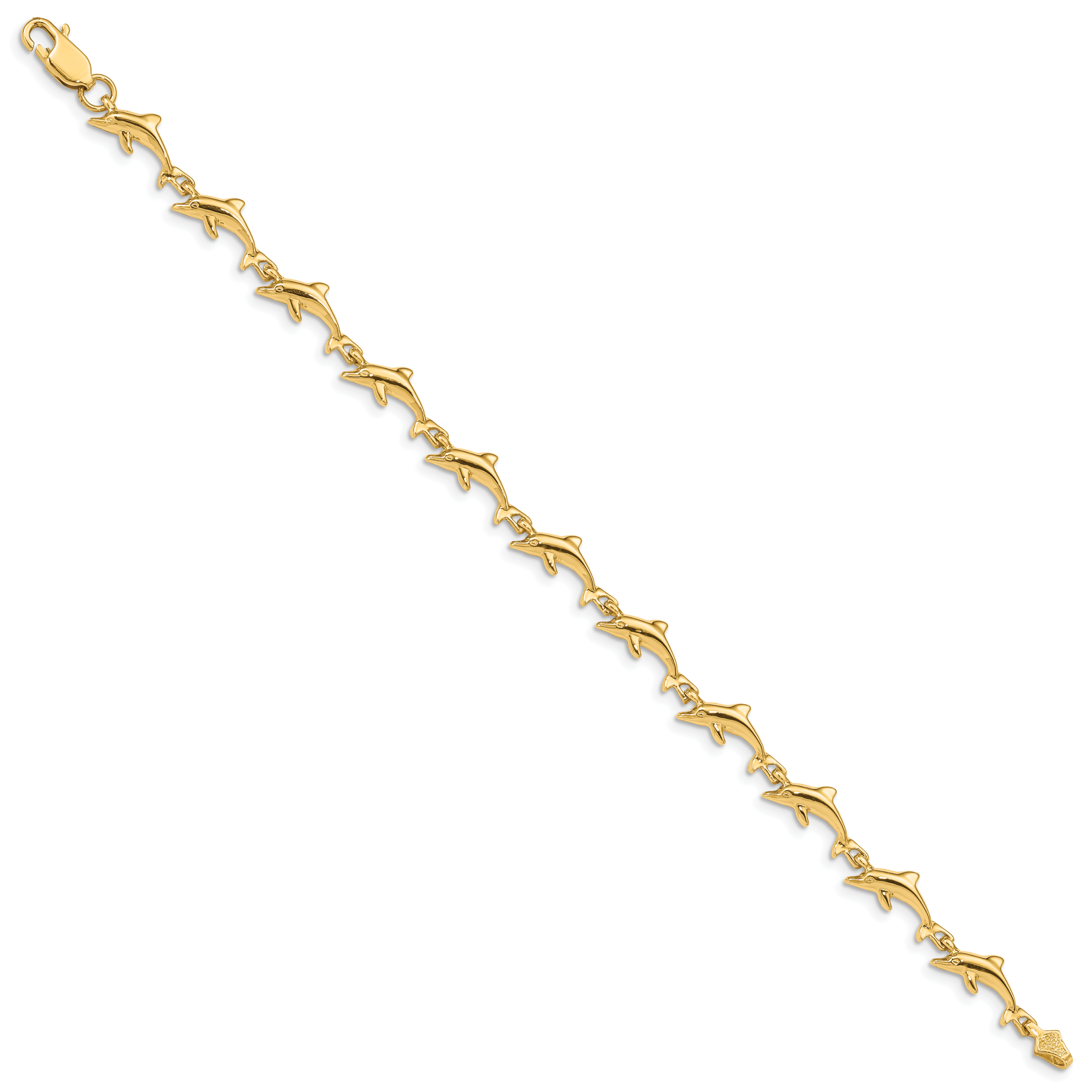 14K Dolphin Bracelet Secondary image