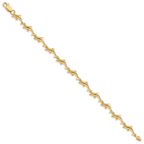14K Dolphin Bracelet