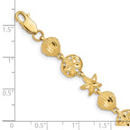 14K Sea Life Bracelet