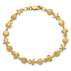14k Sea Life Bracelet
