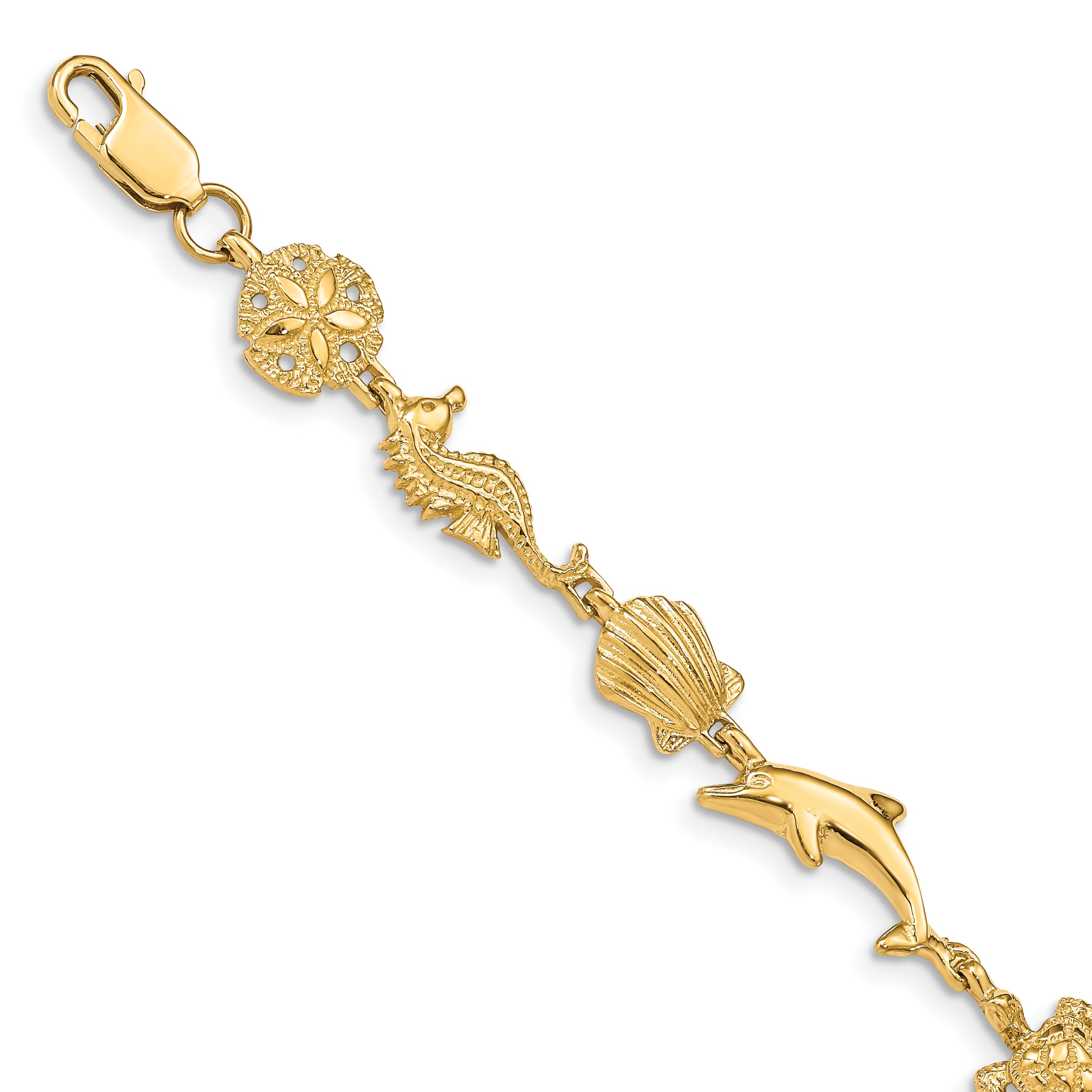 14K Sea Life Bracelet Main image