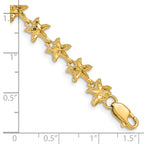 14K Starfish Bracelet