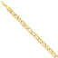 14k 8.75mm Solid Hand-Polished Anchor Link Bracelet