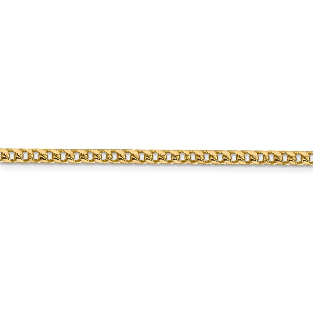 Sophia Jewelers 14K Gold 3mm Franco Chain Necklace - Handcrafted Elegance