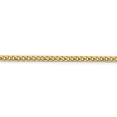 Sophia Jewelers 14K Gold 3mm Franco Chain Necklace - Handcrafted Elegance