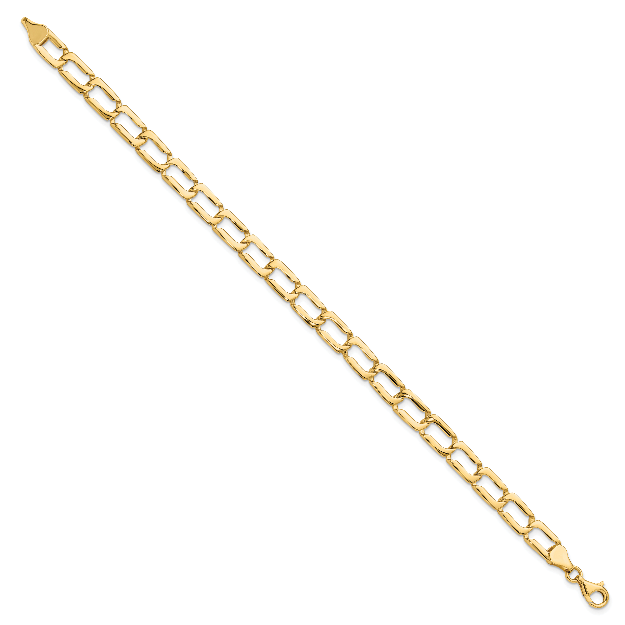 14k Polished Link Bracelet Secondary image