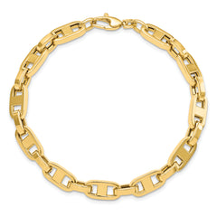 14k Fancy 8.5in Link Bracelet - 8.5