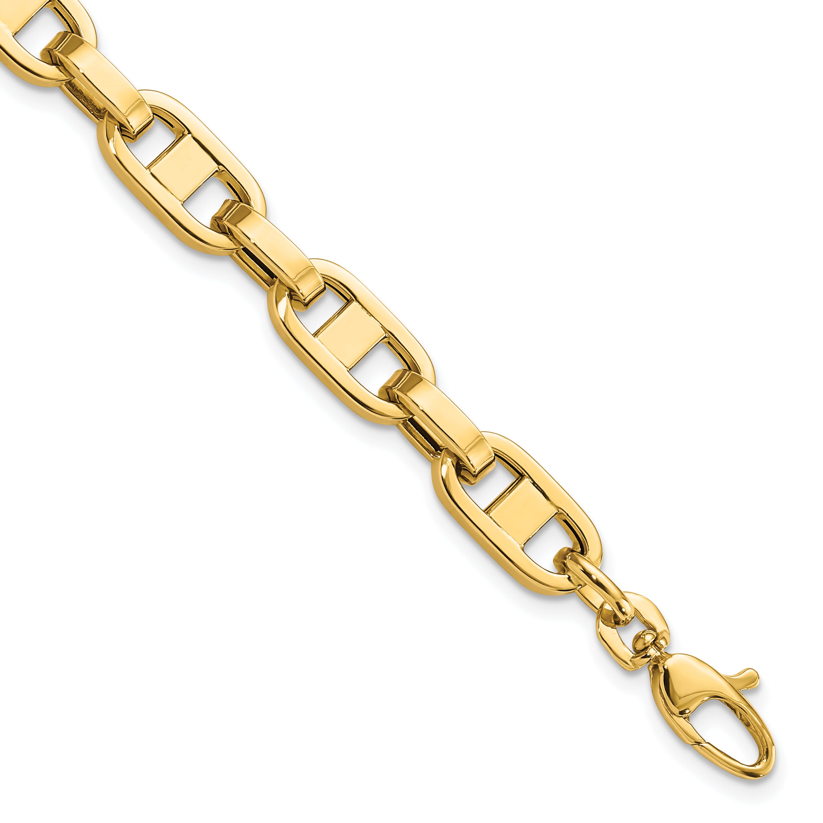 14k Fancy 8.5in Link Bracelet Main image
