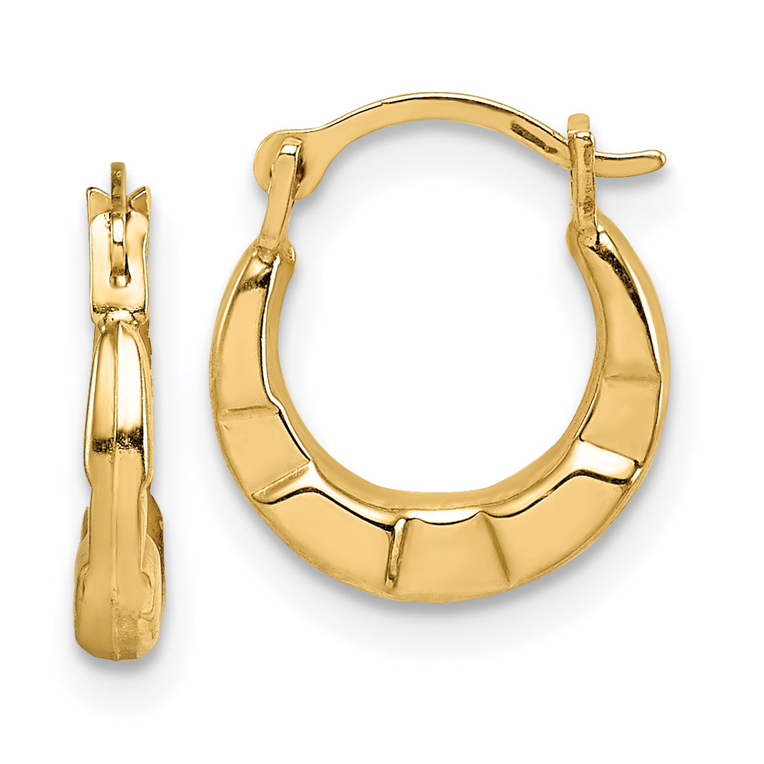 14k Madi K Hoop Earrings Main image