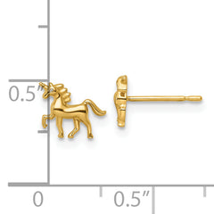 14k Madi K Unicorn Post Earrings
