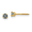 14k Madi K 3mm Imitation Alexandrite Birthstone Earrings (Jun)