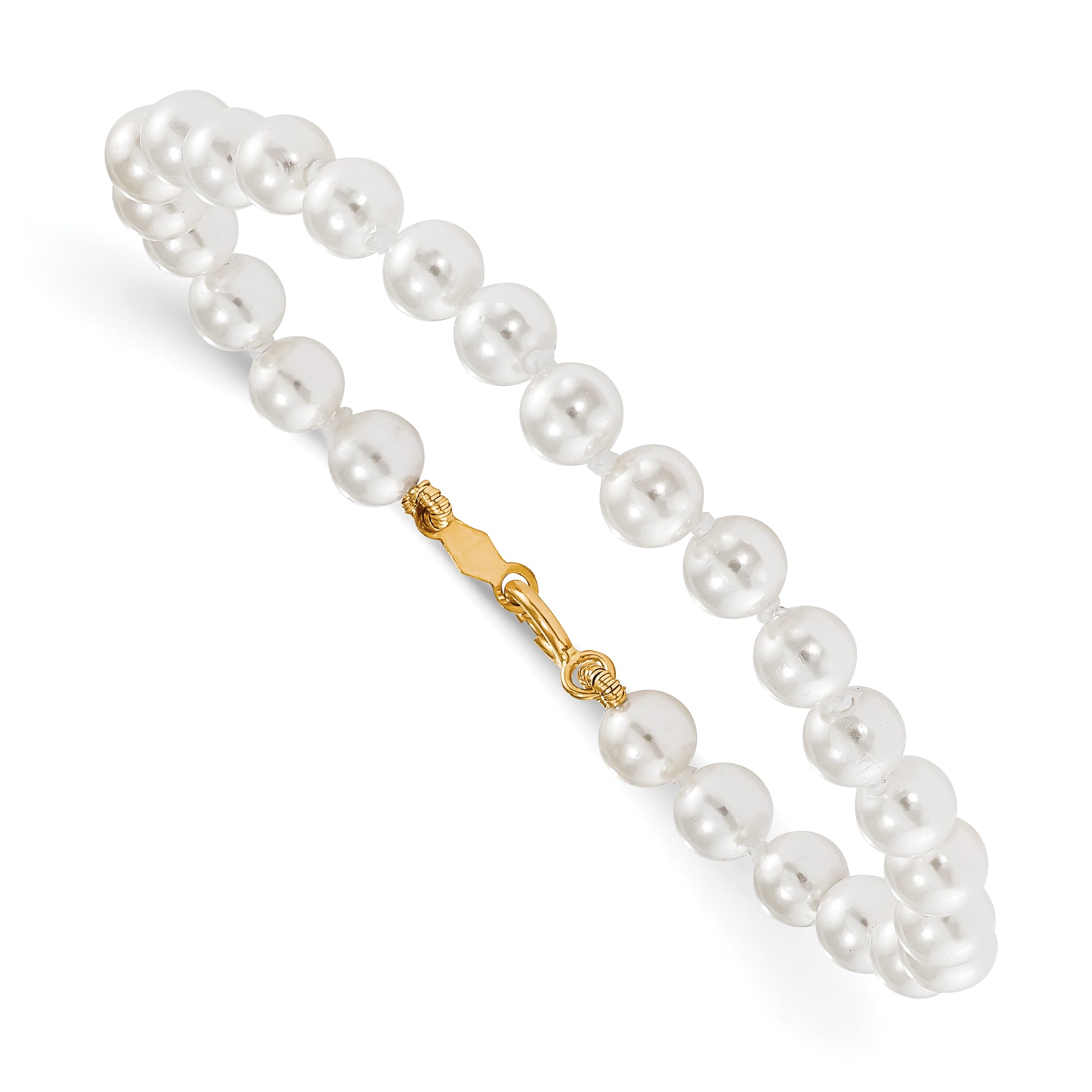 14k Madi K 4.5mm-5.5mm Imitation Shell Pearl Bracelet Main image
