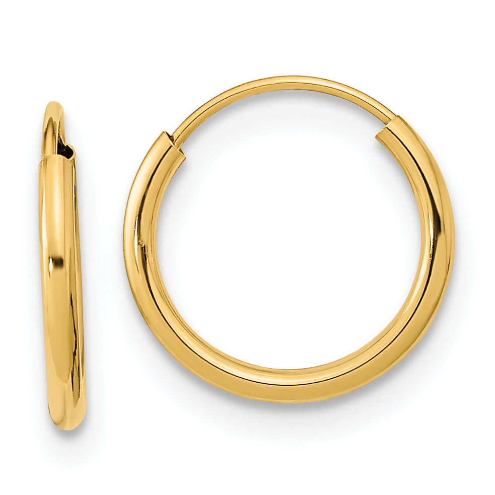 14k Madi K Endless Hoop Earrings Main image