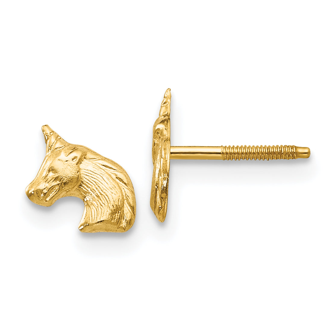 14k Madi K Unicorn Post Earrings Main image