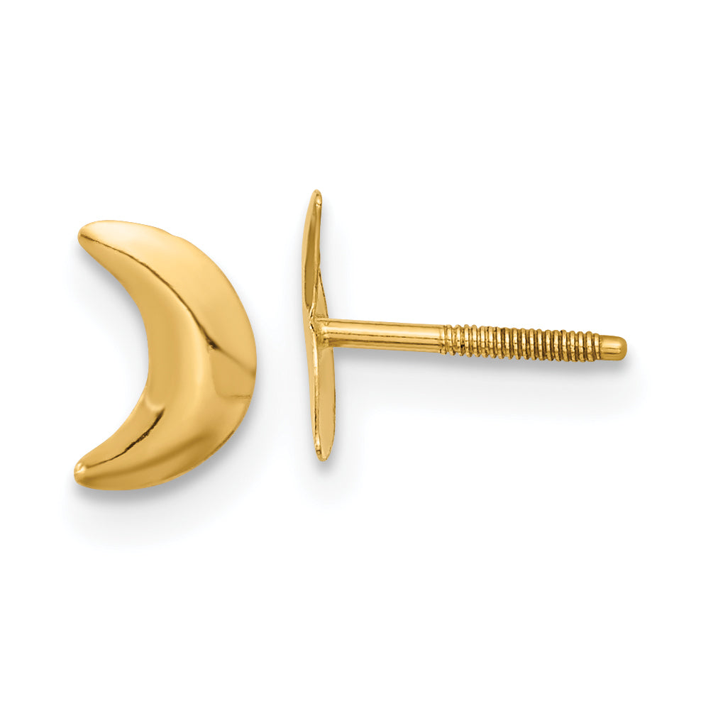 14k Madi K Moon Post Earrings Main image