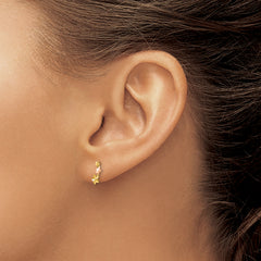 14k Yellow & Rose Gold Madi K D/C Children's Star Post Earrings