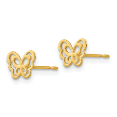 14k Madi K Children's Butterfly Post Earrings