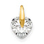 14k Madi K CZ Children's Heart Pendant
