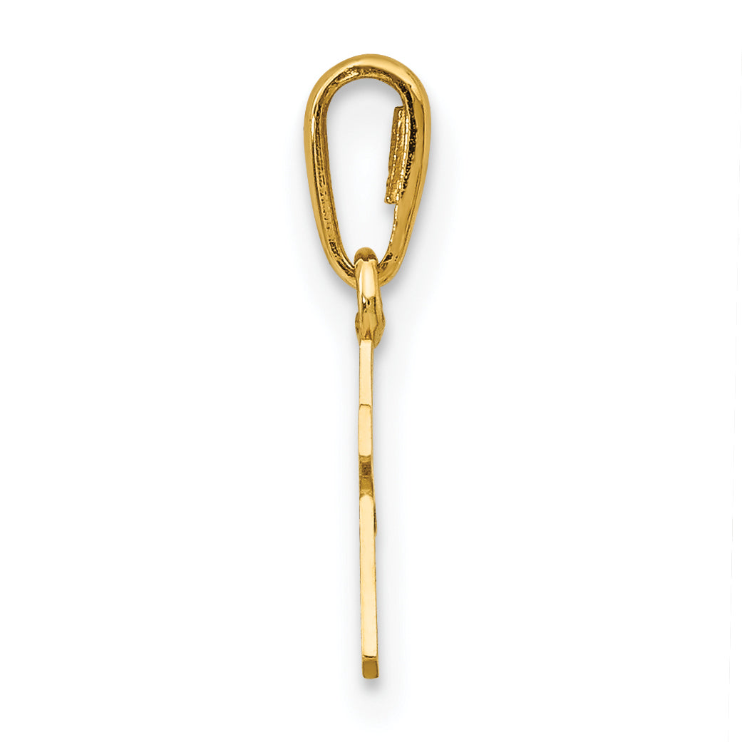 14K Gold Children's Cross Pendant Solid Casted Design by Sophia Jewelers Secondary image