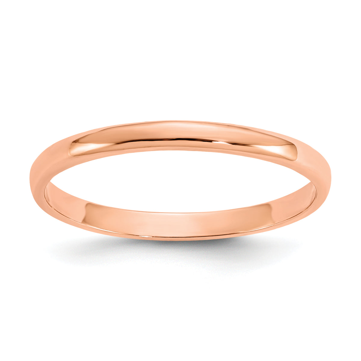 14K Rose Gold Madi K Polished Ring