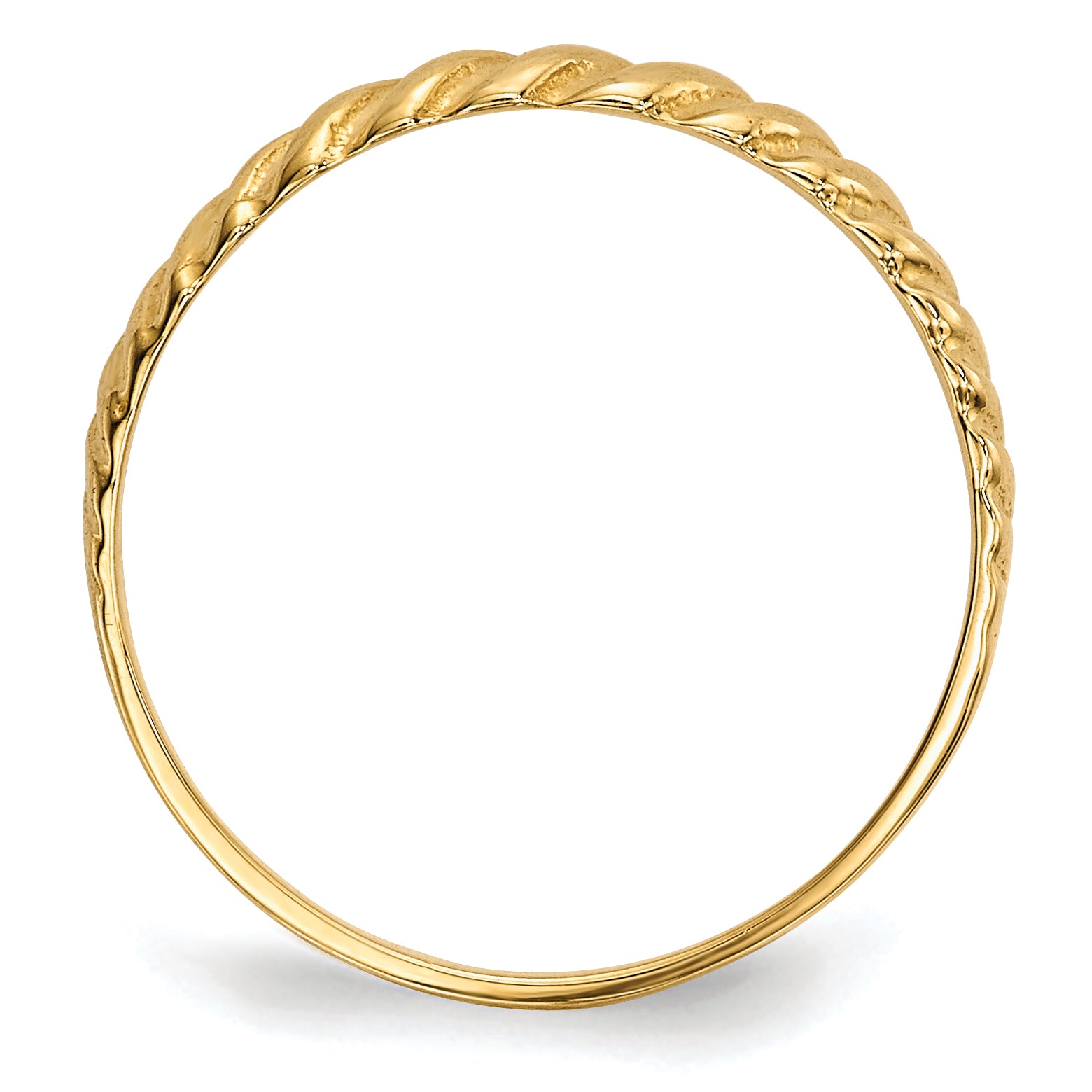 14k Madi K Kids Polished Twist Ring Secondary image