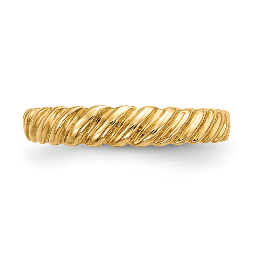 14k Madi K Kids Polished Twist Ring