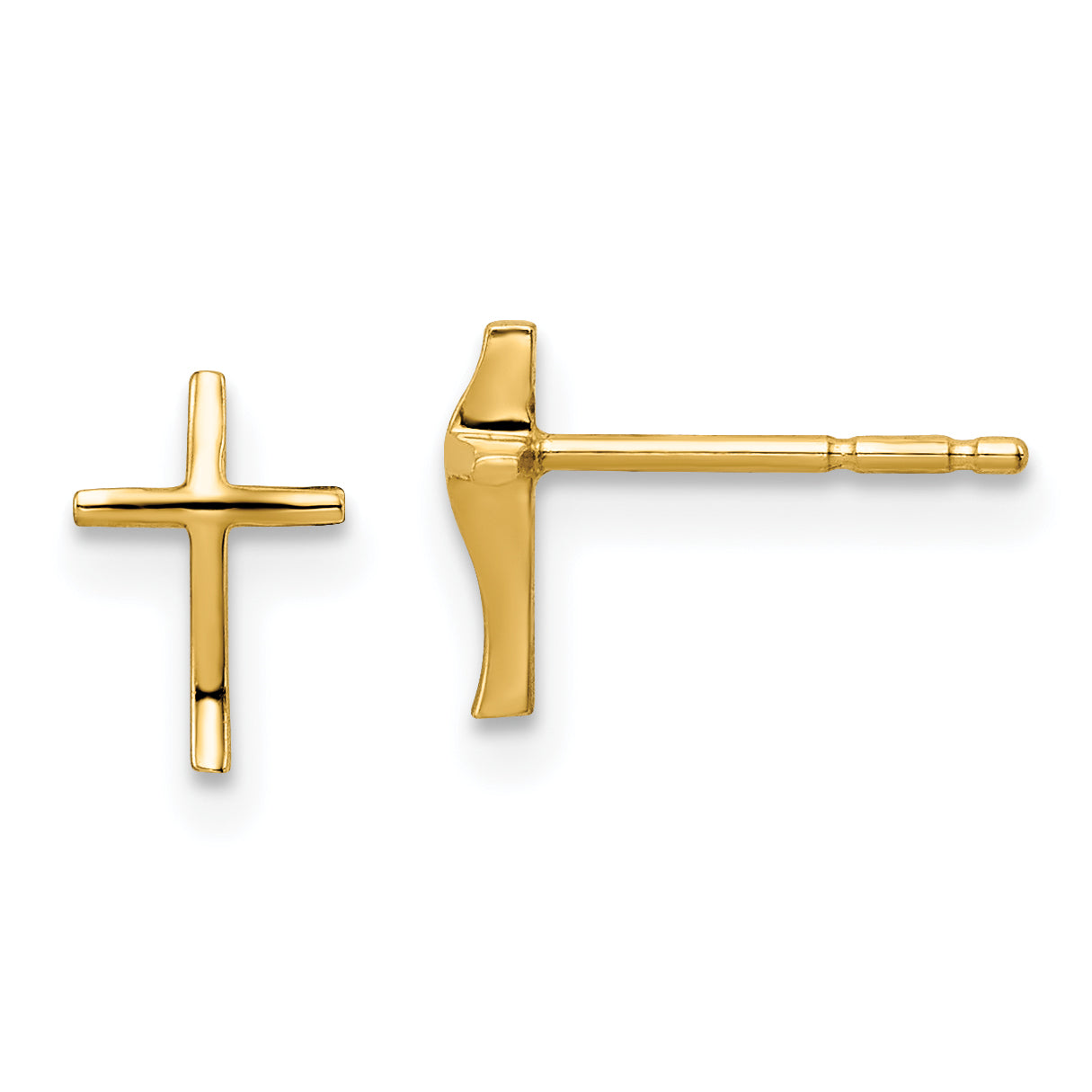 14k Madi K Cross Post Earrings Main image