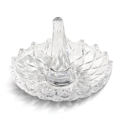 Round Glass Ring Holder - default