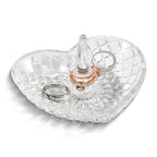 Heart-Shape Glass Ring Holder