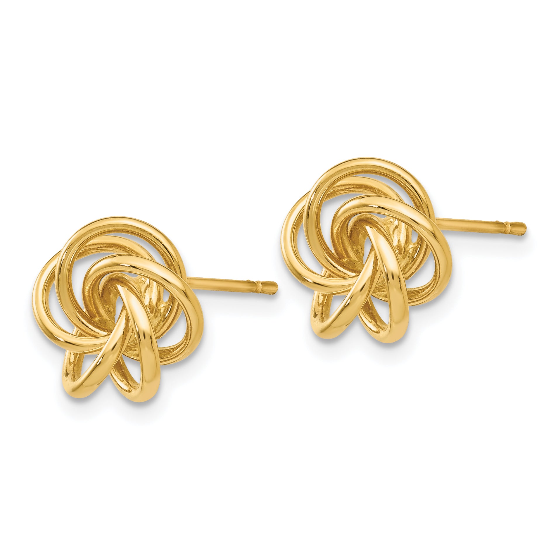 14k Love Knot Earrings Secondary image