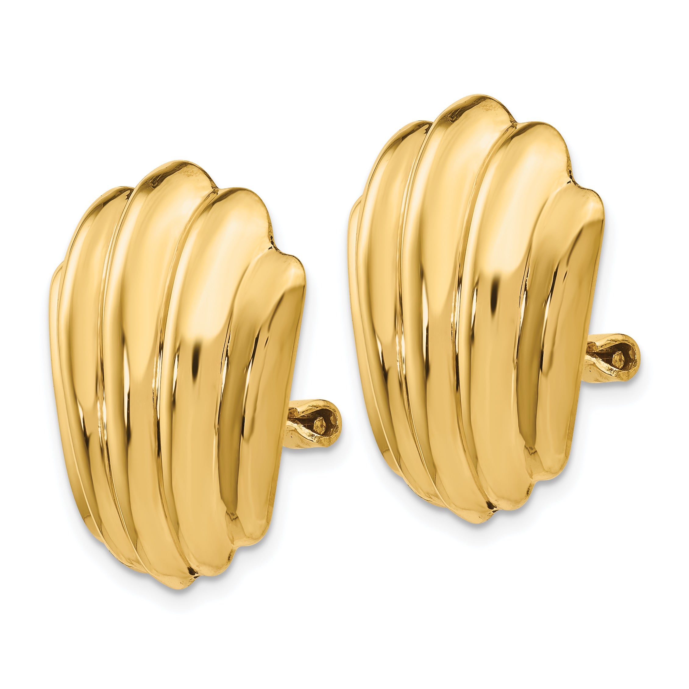 14k Non-pierced Fancy Earrings Secondary image