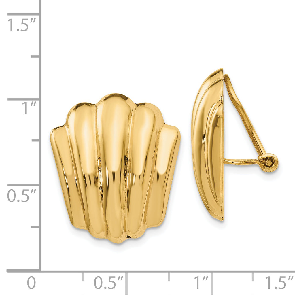 14k Non-pierced Fancy Earrings