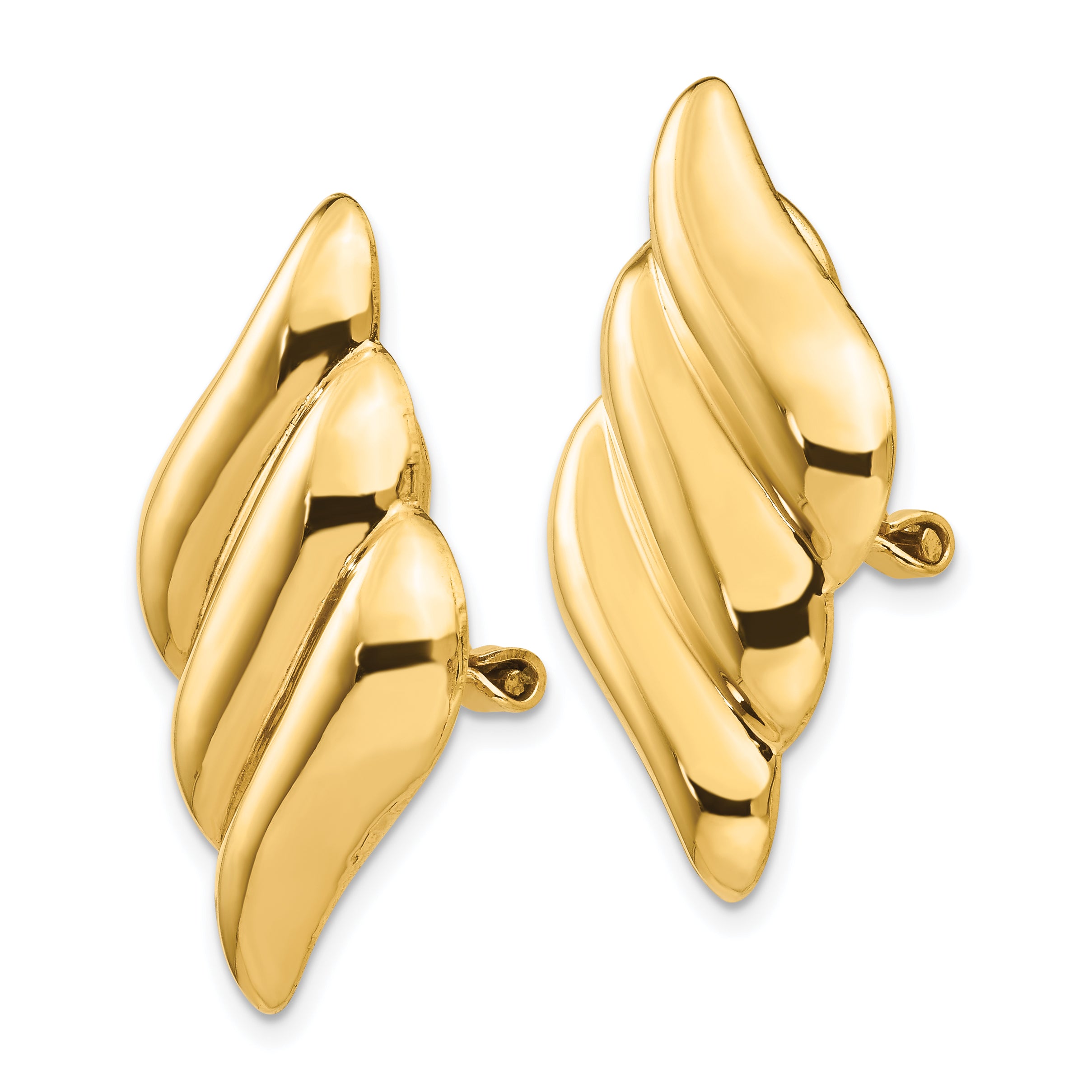 14k Non-pierced Fancy Earrings Secondary image