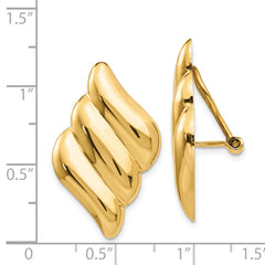 14k Non-pierced Fancy Earrings