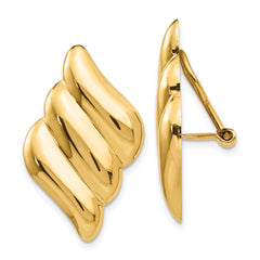 14k Non-pierced Fancy Earrings