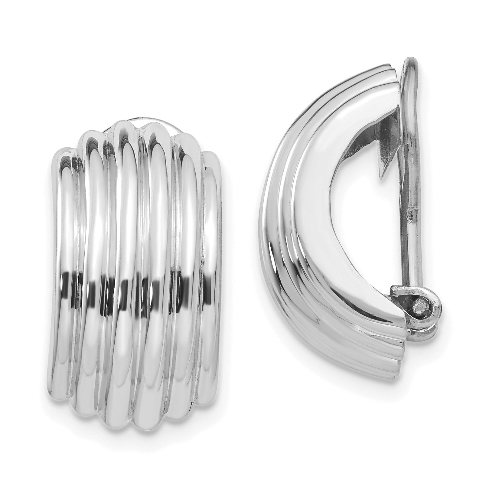 14k White Gold Non-pierced Earrings Main image