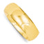 14K Gold Polished Hinged Bangle Bracelet with Safety Bar