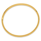 14k 4/16 High Polished Hinged Bangle Bracelet