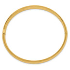 14k 5/16 High Polished Hinged Bangle Bracelet