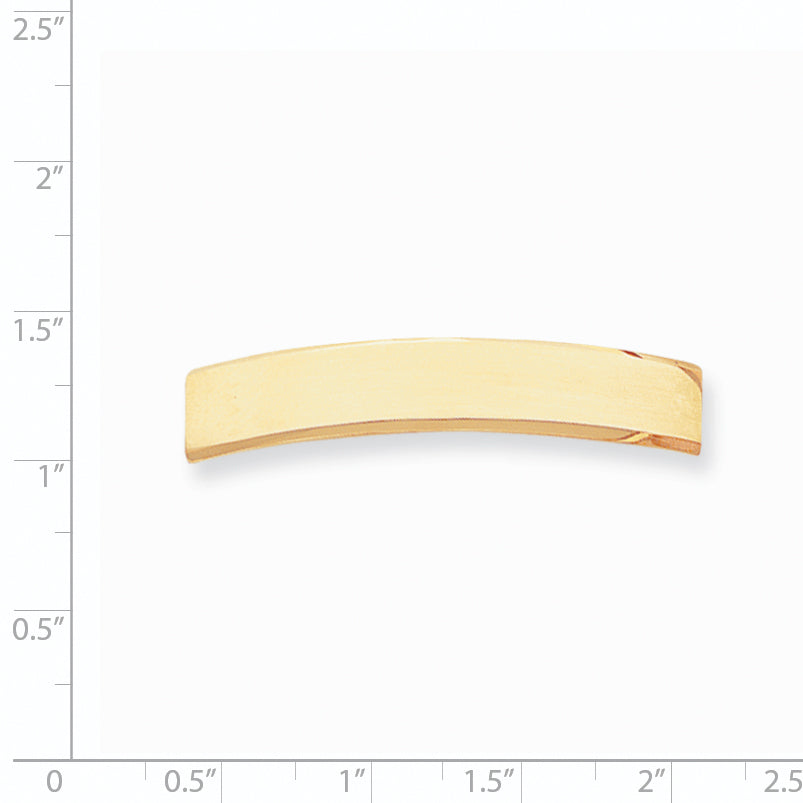 14k 47x8.5x1.25 mm ID Plate Secondary image