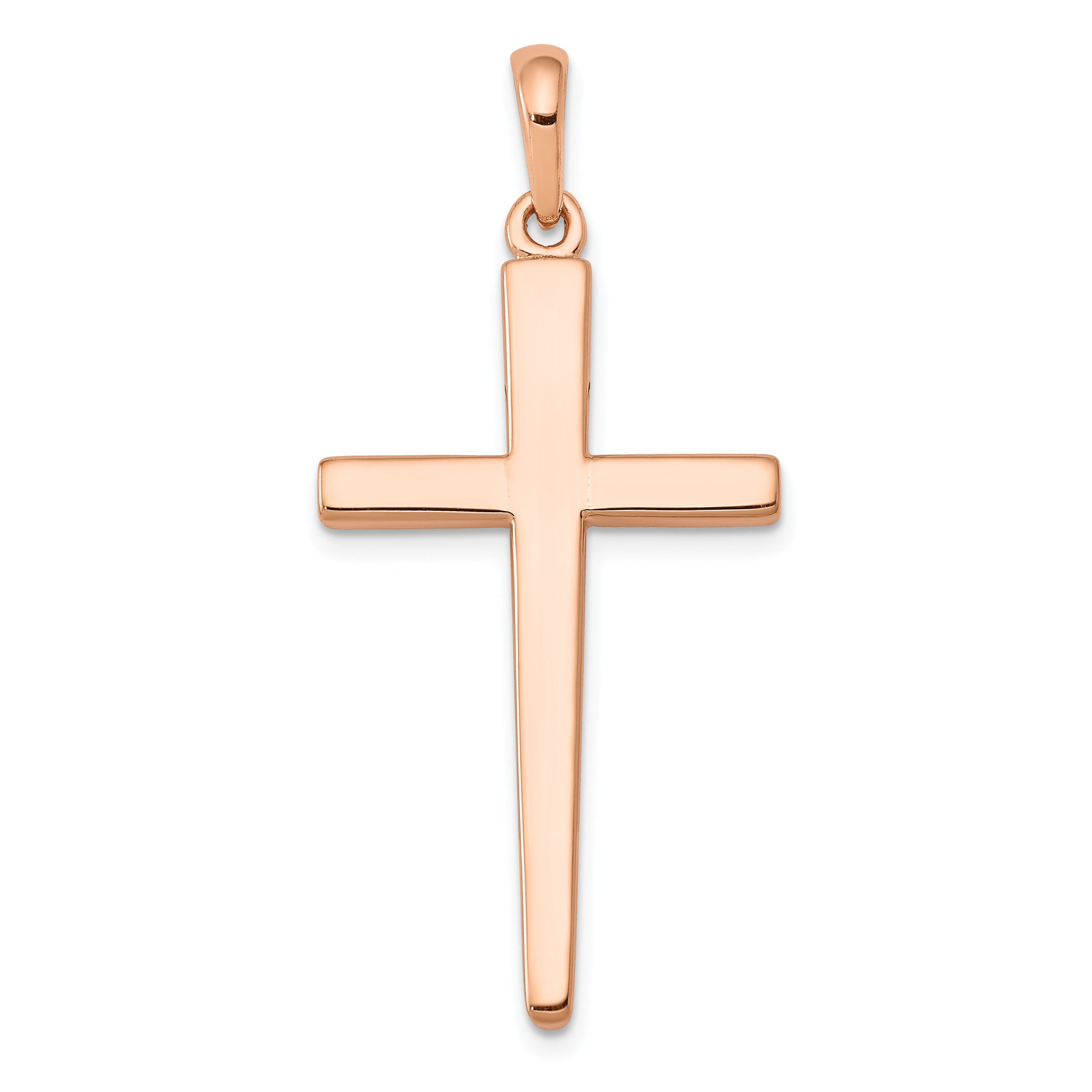 14k Rose Gold Cross Pendant Main image