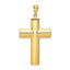 14k Hollow Cross Pendant