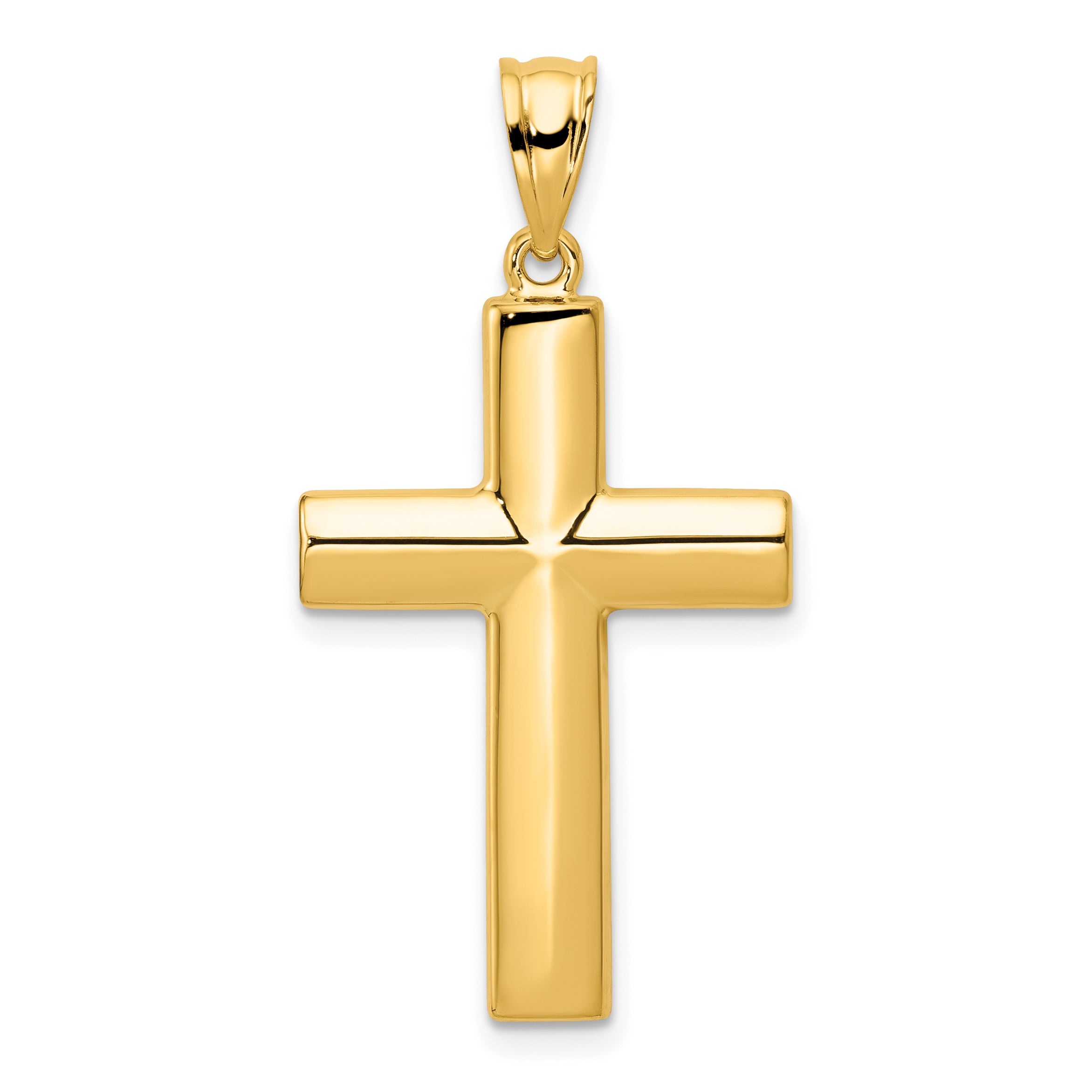 14k Hollow Cross Pendant Main image