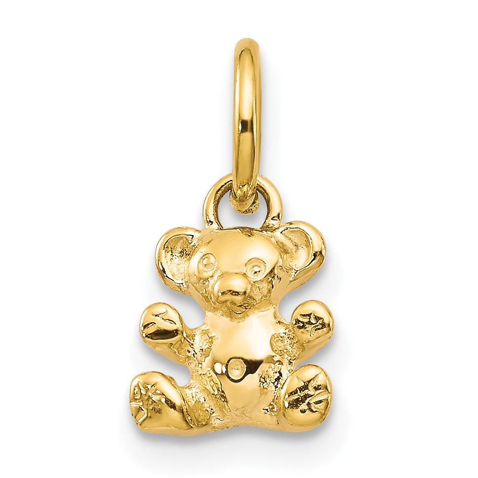 14k Polished Teddy Bear Charm Main image