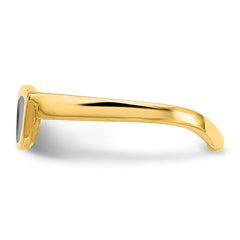 14k Enameled Sunglasses Toe Ring