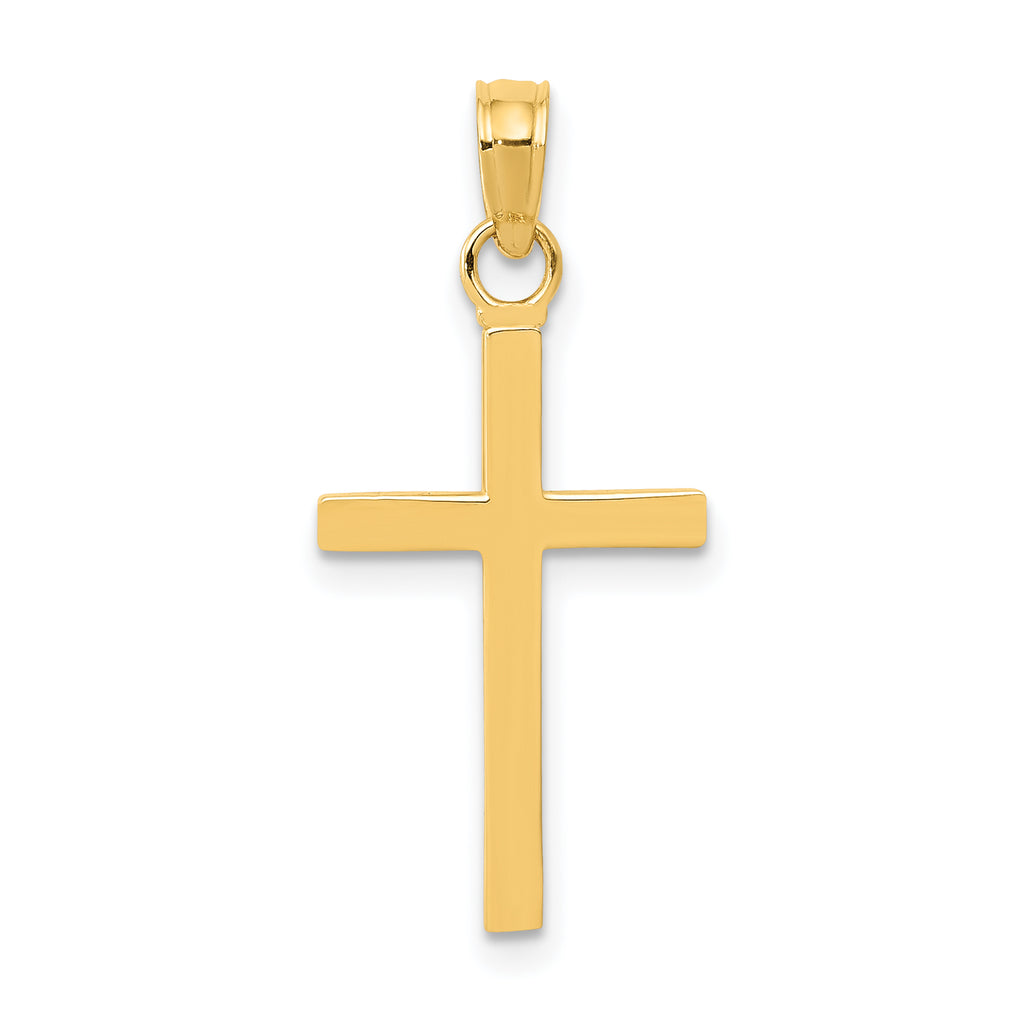 14k Polished Cross Pendant