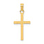 14k Polished Cross Pendant