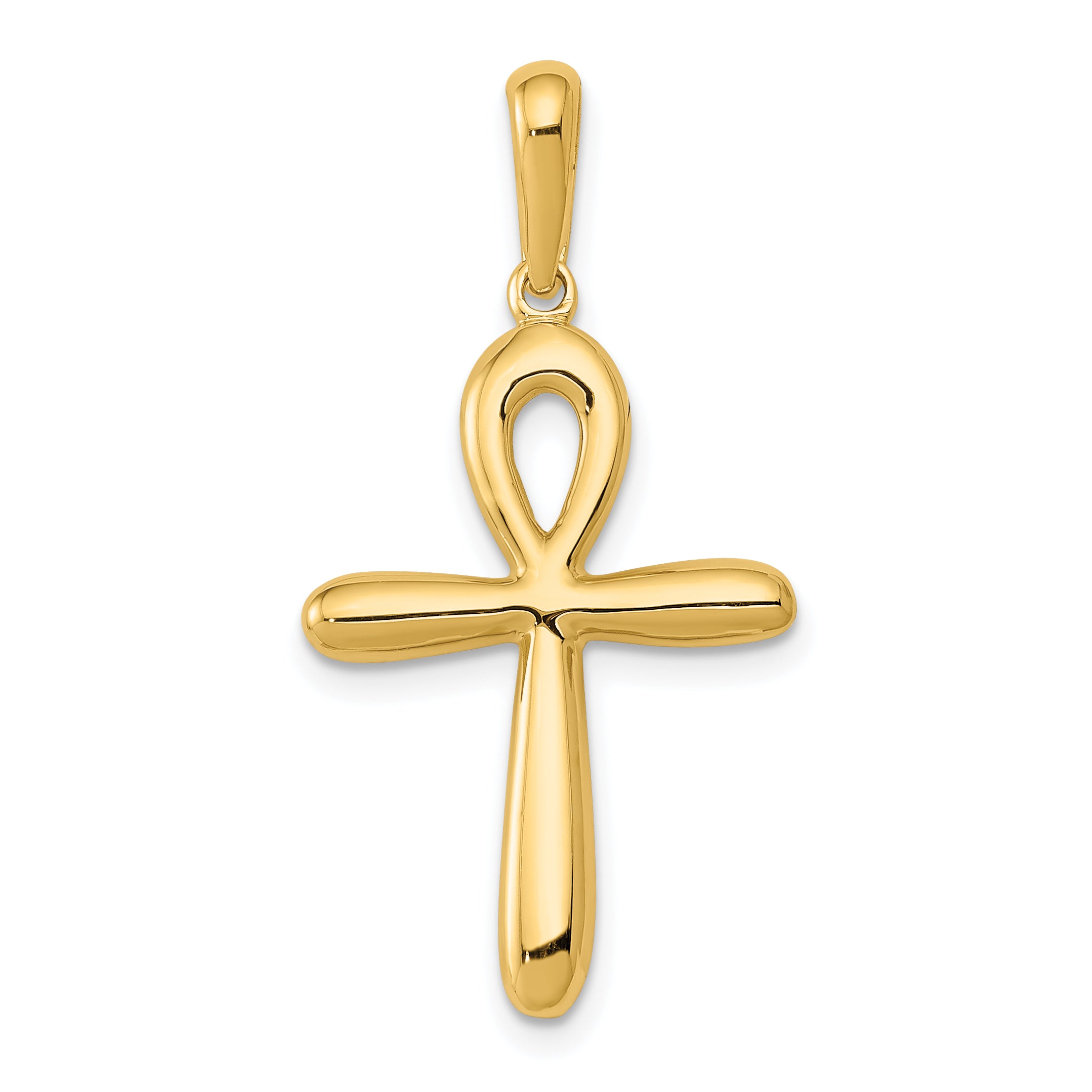 14k Ankh Cross Pendant Main image